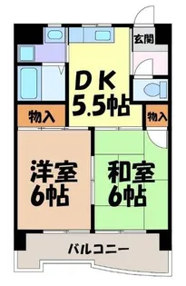 オクトⅡ【1階】の間取り