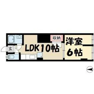 HP名駅西ビル【6階】の間取り