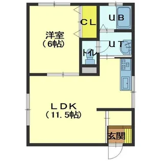 T&KⅡ【1階】の間取り