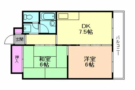 グレイスイン天満II番館【3階】の間取り