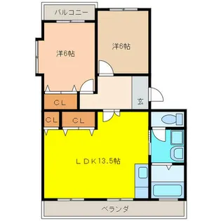 ホープ21【3階】の間取り