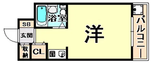 ロイヤルメゾン南武庫之荘【3階】の間取り