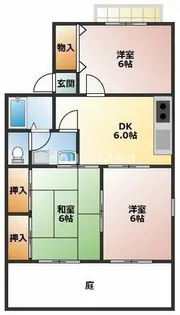 セジュールN【1階】の間取り