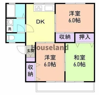 セジュール山口1【2階】の間取り