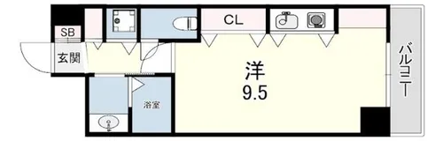 フレックス芦屋【3階】の間取り