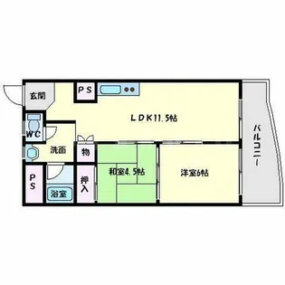 スタシア緑地公園【1階】の間取り