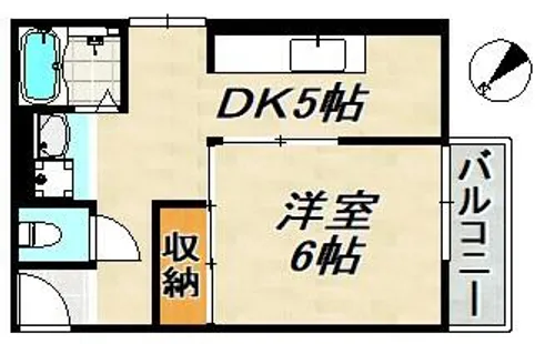 オレンジマンション【1階】の間取り
