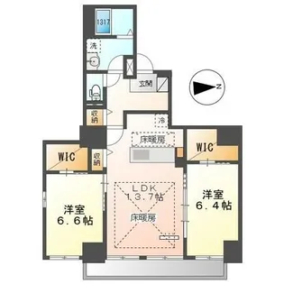 Grand Chainon金山【9階】の間取り