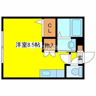 ARTNOW清田【1階】の間取り