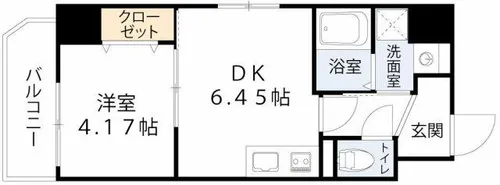 アートレジデンス上町【3階】の間取り