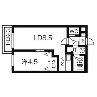 ステラひばりが丘【402号室】の間取り