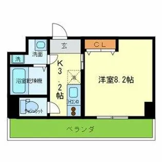 ルミエール八尾駅前【5階】の間取り