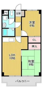 リビオ金剛【203号室】の間取り