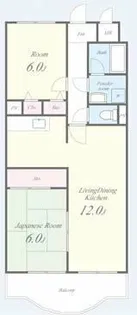 フローリッシュ北田【8階】の間取り