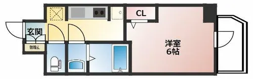 S-RESIDENCE都島Lux【3階】の間取り