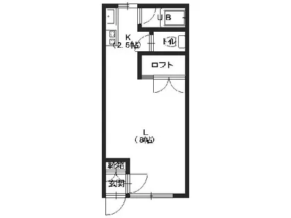 コーポ花井【205号室】の間取り