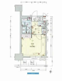 プレサンス梅田【6階】の間取り