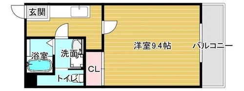 パークレジデンス下鴨【3階】の間取り