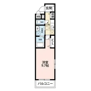 ヒカルサ 小牧田県ウエスト【1階】の間取り