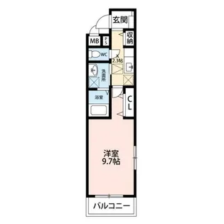 ヒカルサ 小牧田県ウエスト【2階】の間取り