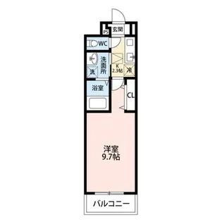 ヒカルサ 小牧田県ウエスト【3階】の間取り