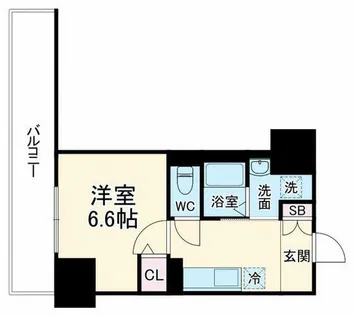 ルーチェ門真栄町【9階】の間取り