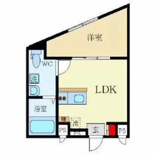 Flower Garden Neyagawa【2階】の間取り