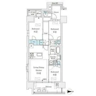 GRANPASEO丸の内【5階】の間取り