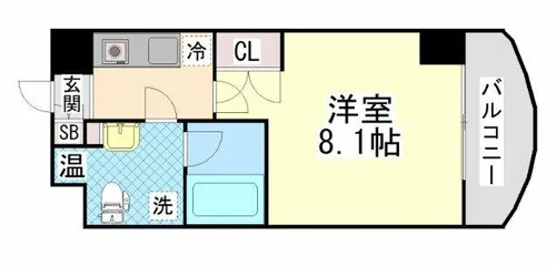 ForYou神戸・灘【2階】の間取り