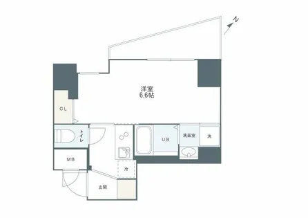 グルーブ神戸元町アリア【5階】の間取り