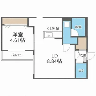 HARMONIA【3階】の間取り