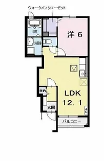サンフローレンス【1階】の間取り