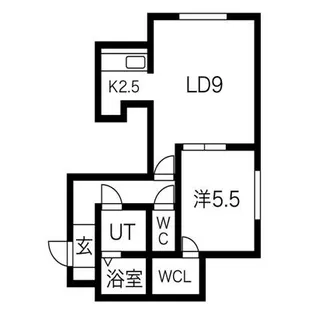 salute(サルート)【108号室】の間取り