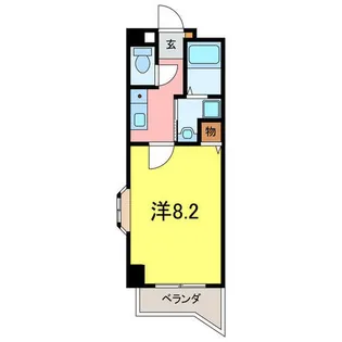 ハートヒルズ矢作【6-A号室】の間取り