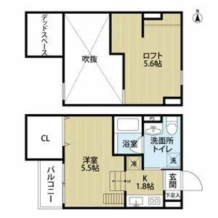 スペランツァ堺(スペランツァサカイ)【101号室】の間取り