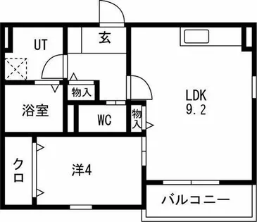 Anecis桜山西【1階】の間取り