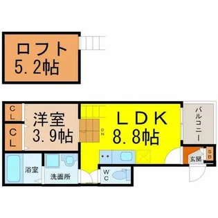 SAISON NOUVELLE(セゾン ヌヴェル)【1階】の間取り