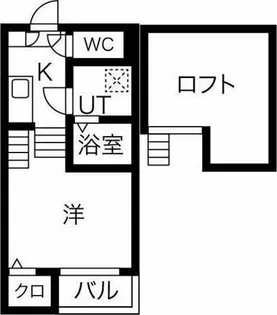 ル ソレイユ安田通【1階】の間取り