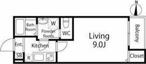 HARE千種(ハレチクサ)【3階】の間取り