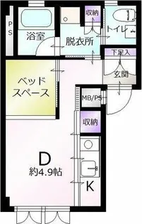 Plumeria鶴舞【1階】の間取り