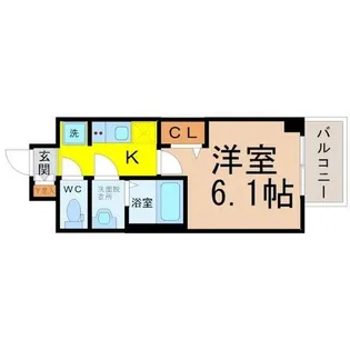 プレサンス広小路通葵【13階】の間取り