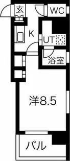 グランエターナ名古屋鶴舞【7階】の間取り