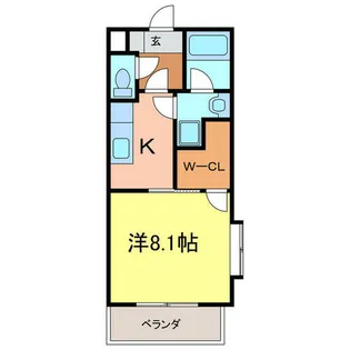 シーガル3【101号室】の間取り