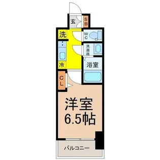 SOLメイクス新栄【13階】の間取り