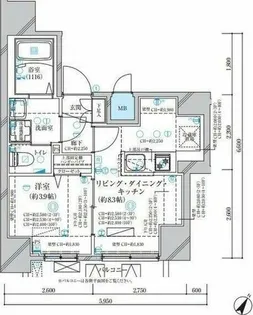ディアレイシャス名古屋中村公園Ⅱ【4階】の間取り