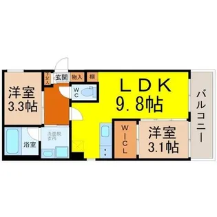 ルミエール メゾン【1階】の間取り