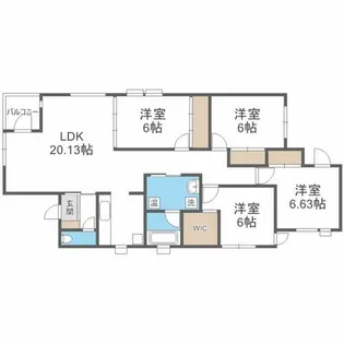 Malie FUJI【2階】の間取り