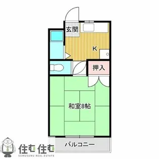 ハイツKTYⅡ【106号室】の間取り