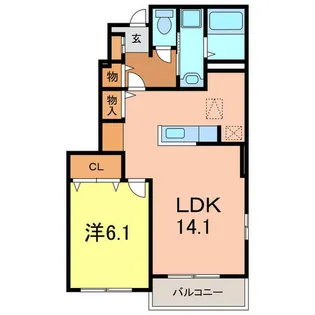 Maison de ete【1階】の間取り