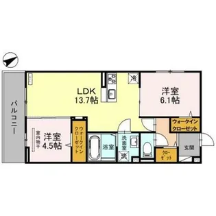 兵庫県神戸市西区北別府4丁目【アパート】の間取り